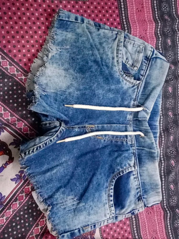 Denim Hot Pants