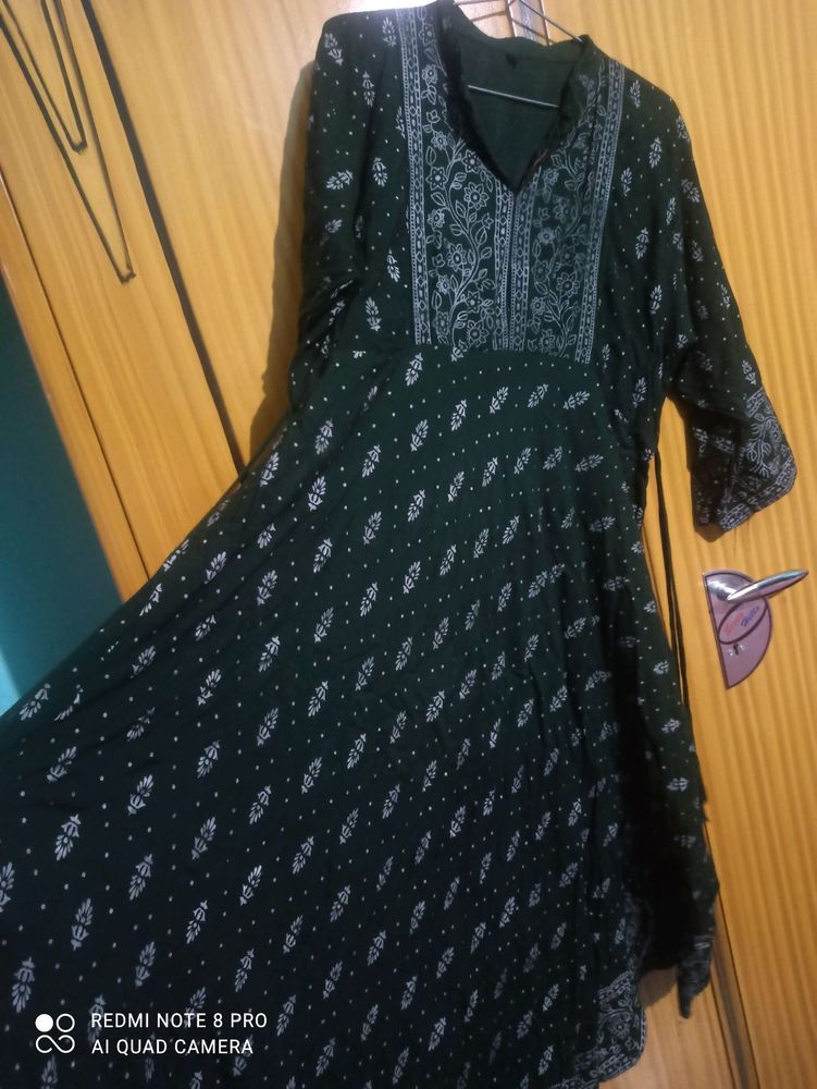 rayon  full length kurti