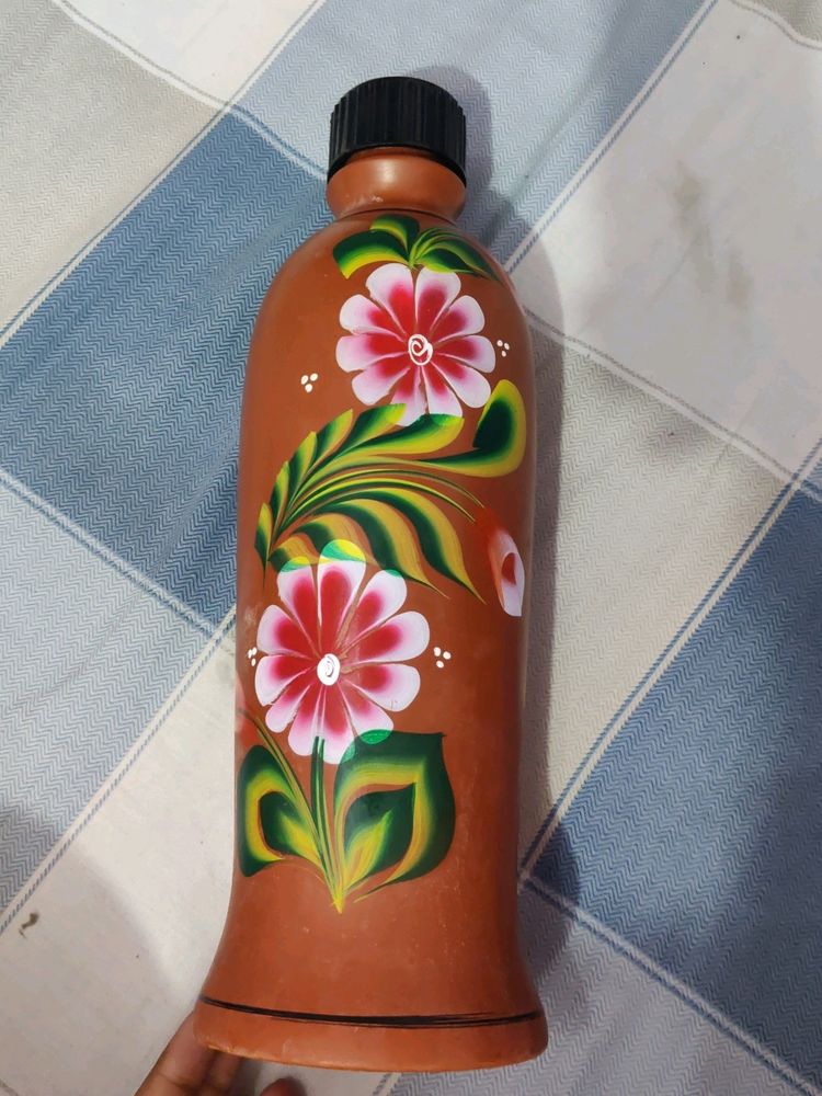 Earthen Terracotta Water Bottle