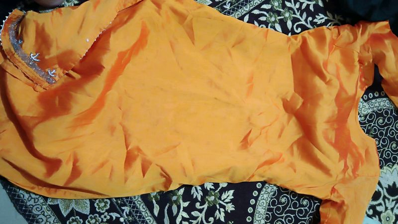 Orange Kurta With Pant