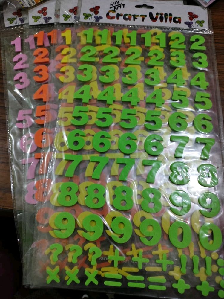 Number Sticker