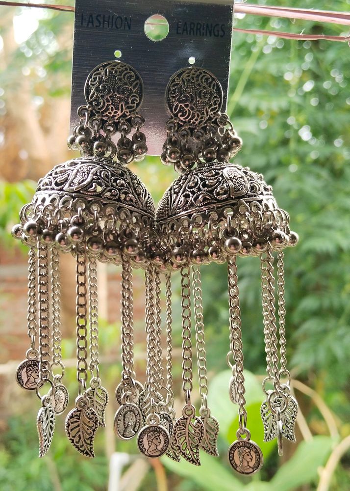 Oxidised Hand Made Jhumka