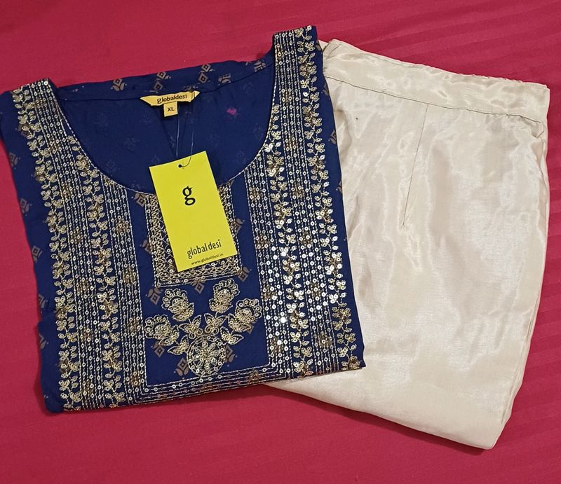 Global Desi Kurti With Pant