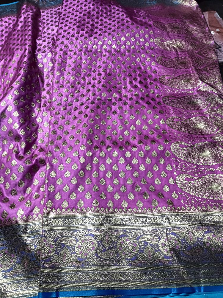 Silk Saree Totally New With Blouse