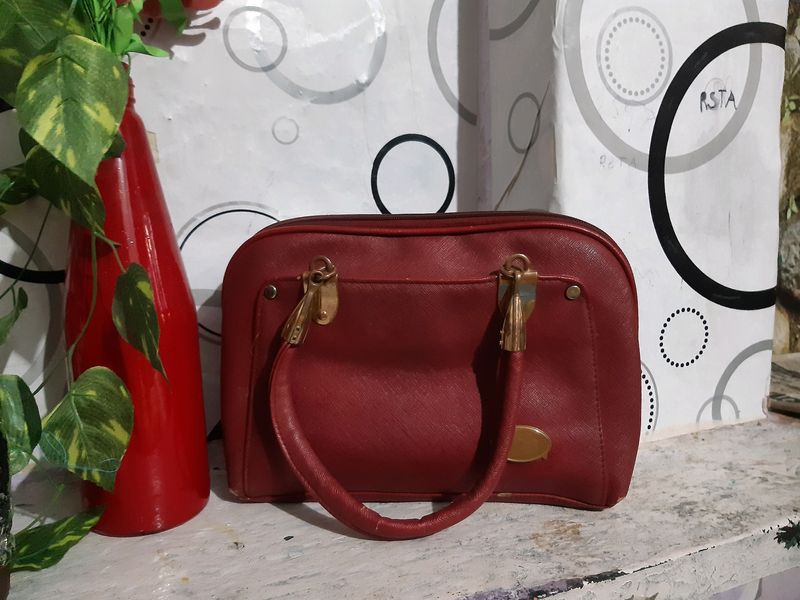 Cherry Colour Hand Bag