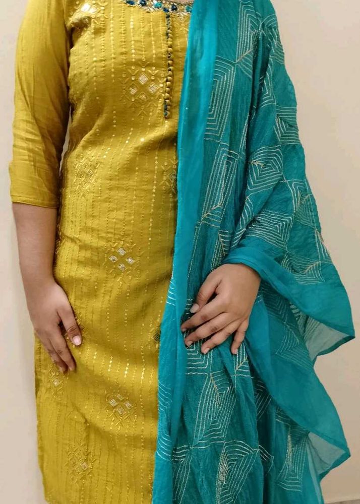 Kurti Pant And Dupatta