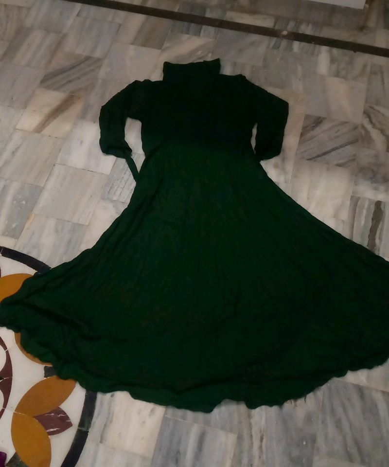 Bottle Green Frock