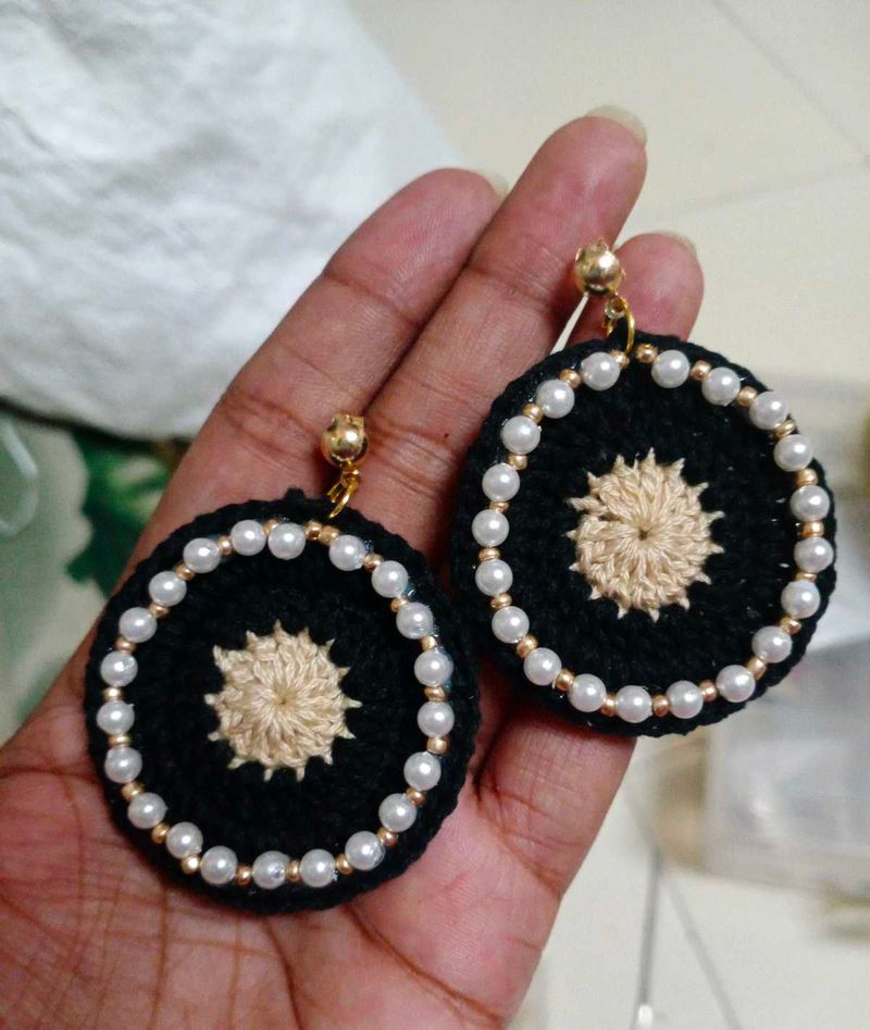 Crochet Earrings Combo Of 2 Pairs