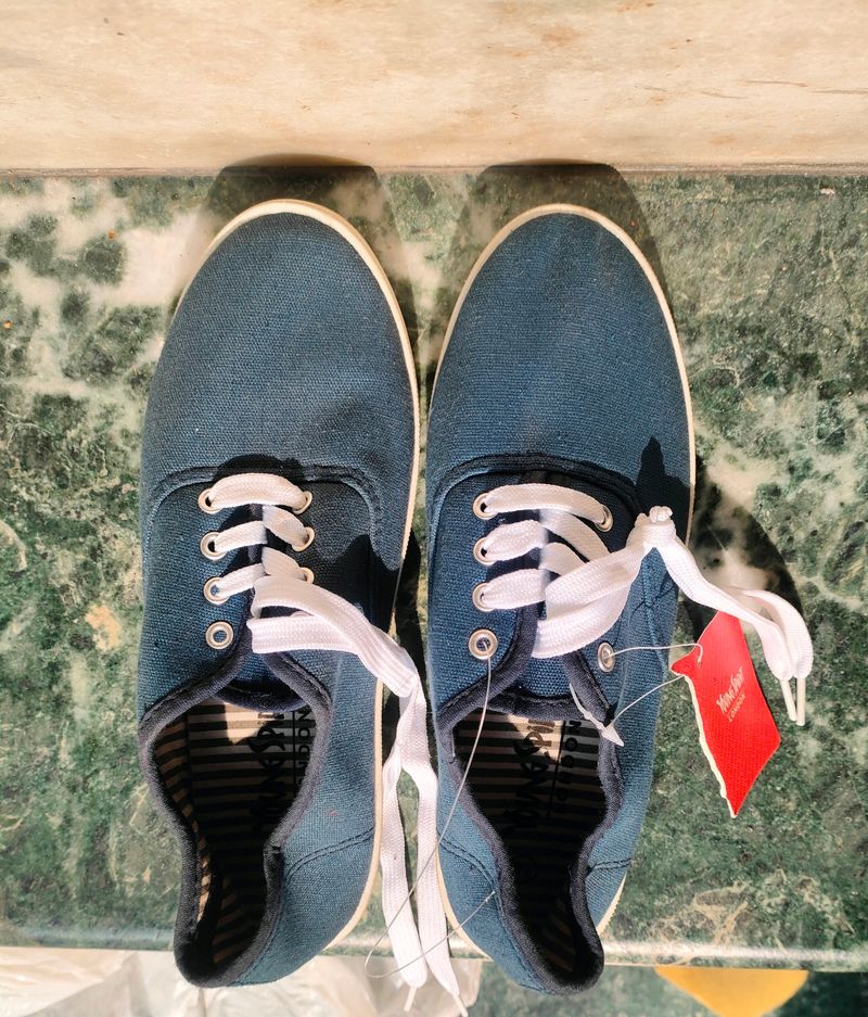 Canvas Blue Shoes