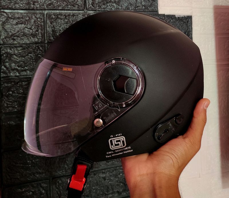 SteelBird New Helmet With Anti Fog Visor.