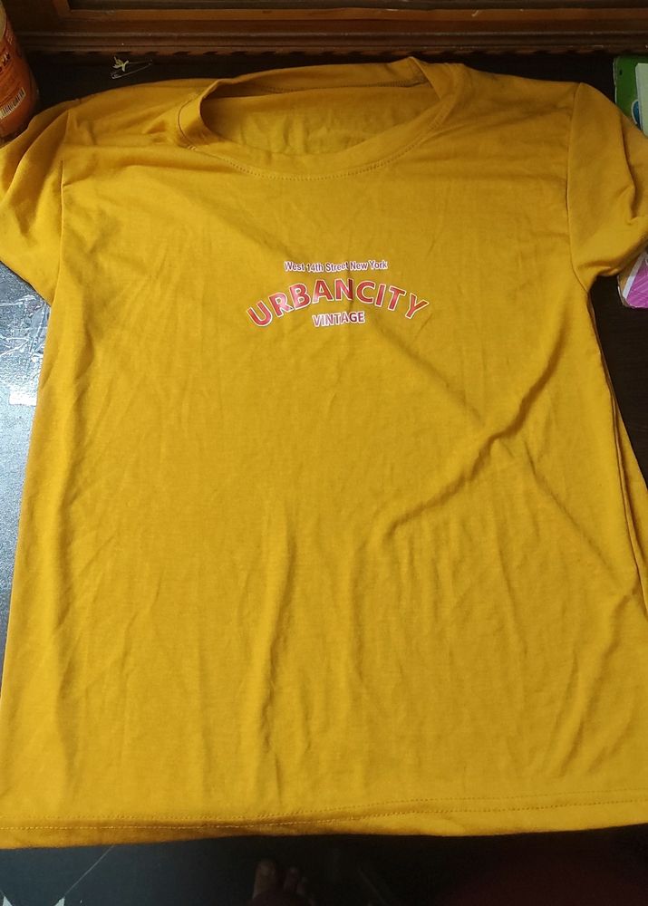 Mustard T-shirt For Women