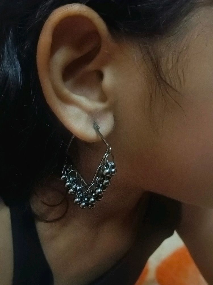 Oxidised Earings