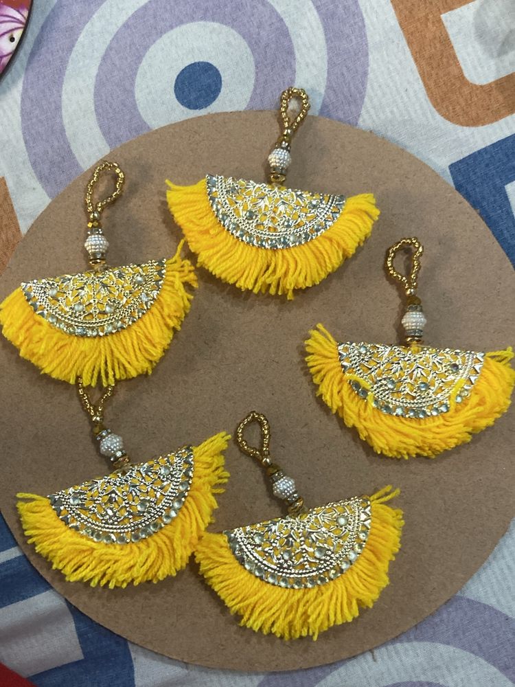 Yellow Latkan (pack Of 5)