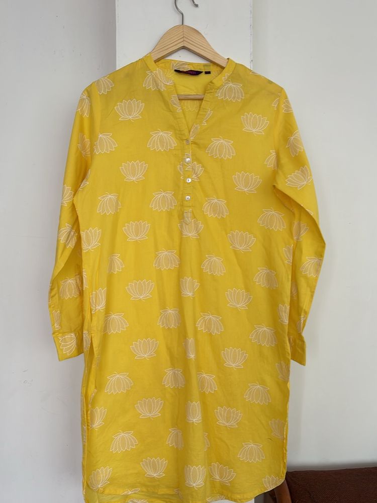 Yellow Kurti ..