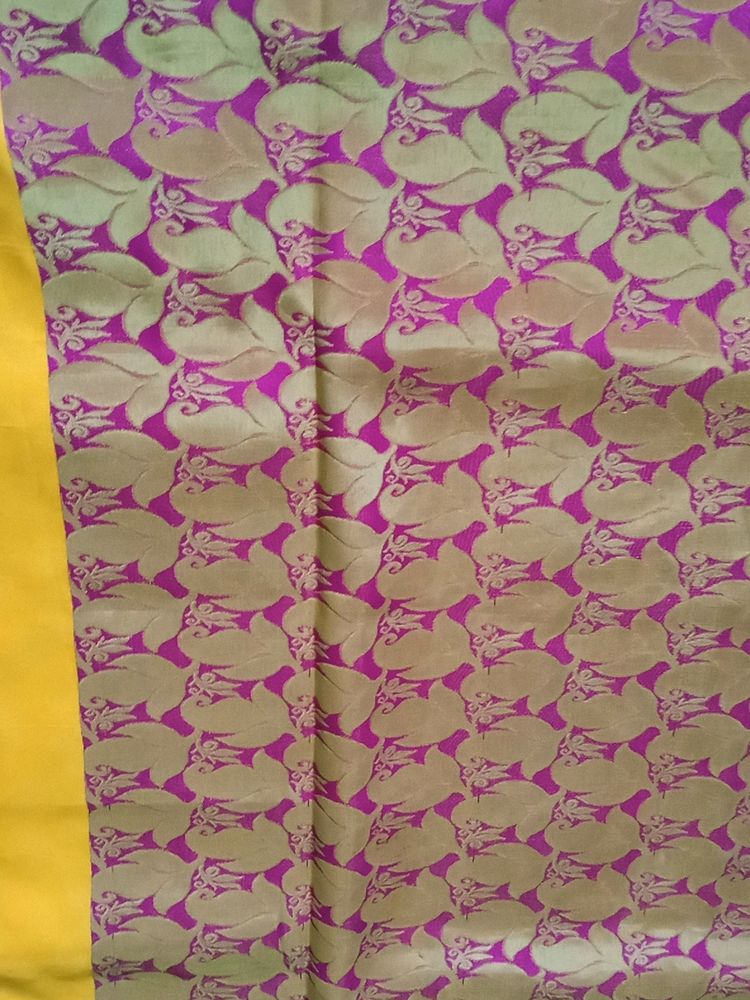 4.50m Yellow New Saree