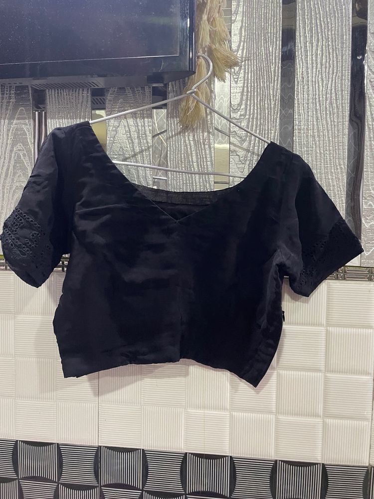 Black Blouse With Freebie