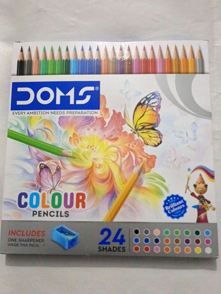 Doms Colour Pencils 24 Shades