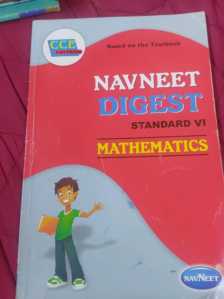 6th Std Digest Of Maths, English, Hindi, Sci. All