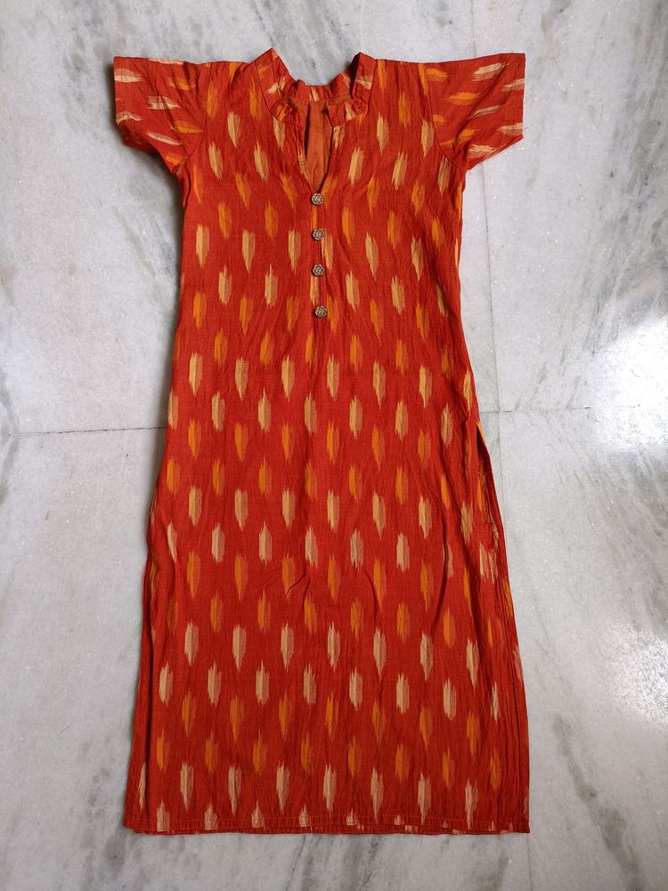 Orange Kurta