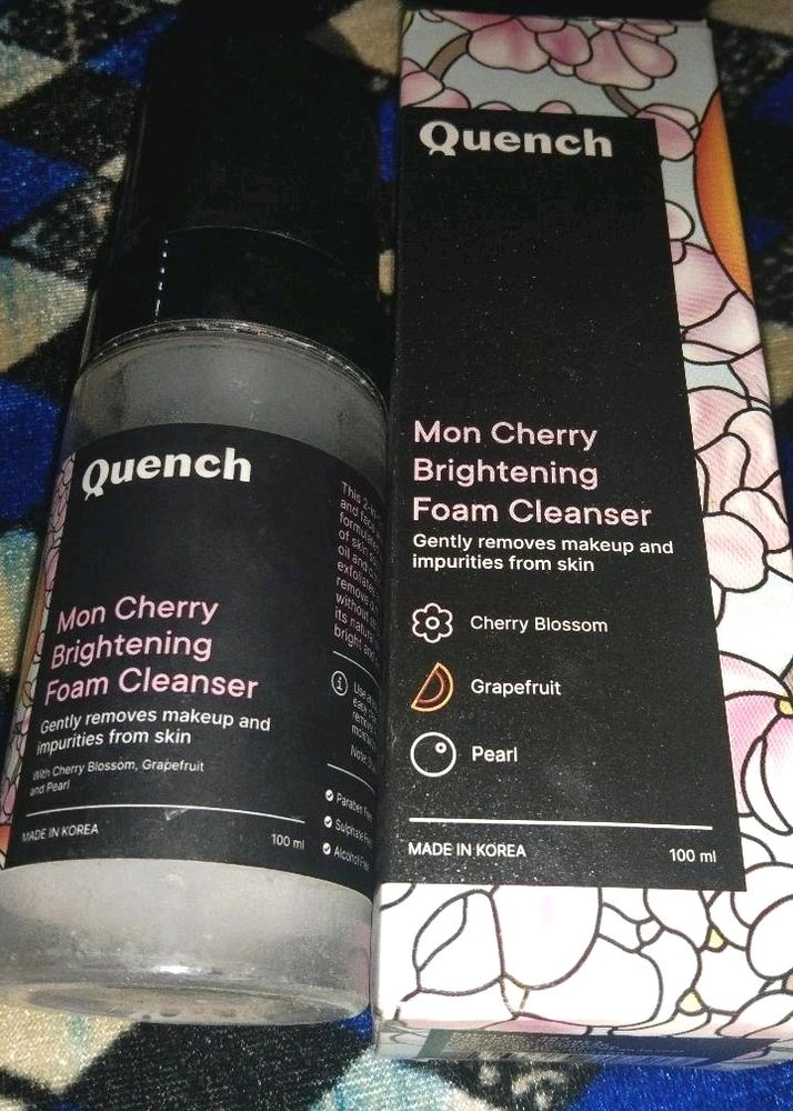 Quench Botanics Mon Cherry Brightening Cleanser