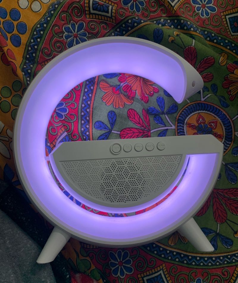 Led Wireless Charging Speaker (7 Colours Selection