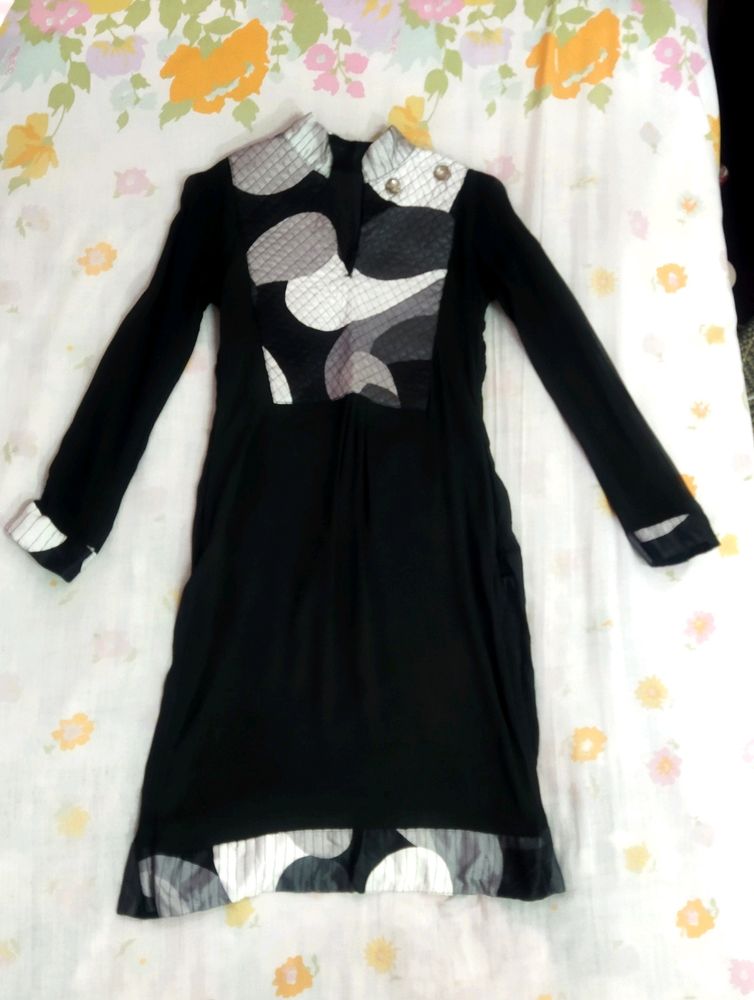 Black kurta top