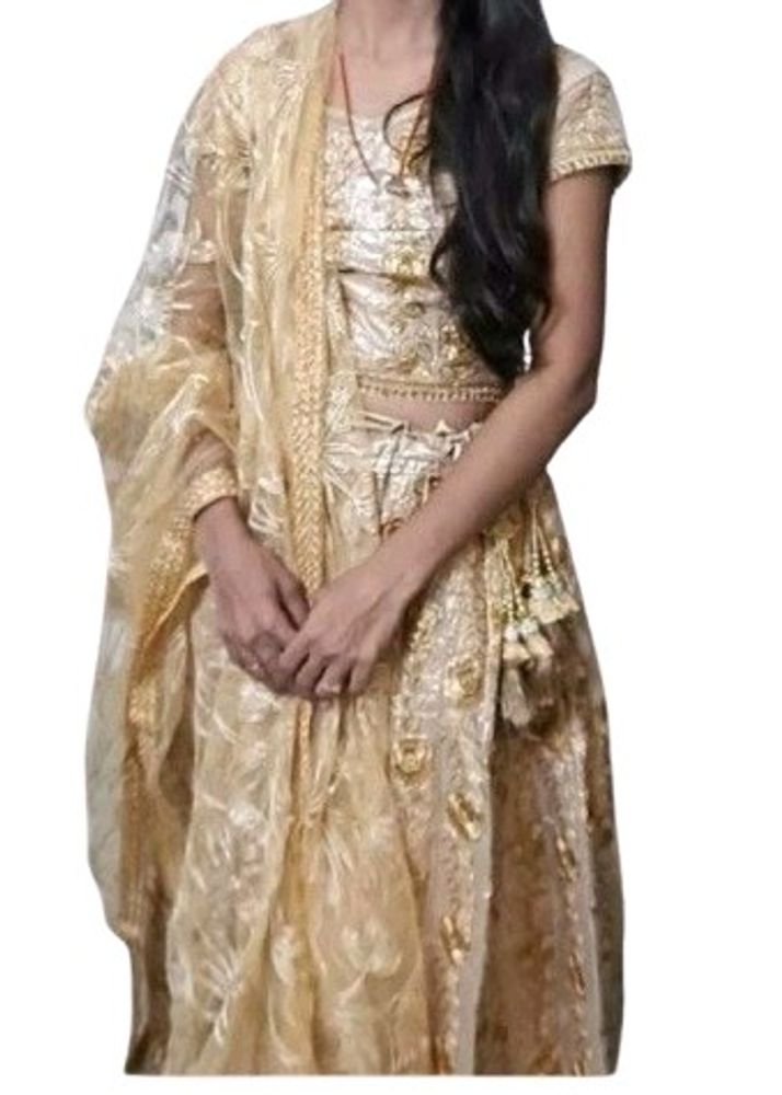 Lehenga Golden