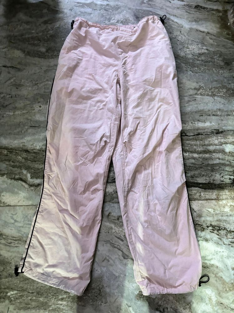 New Pink Parachute Pants