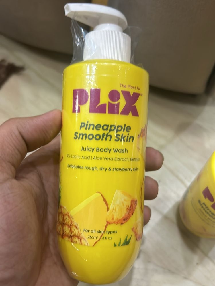 Plix pineapple smooth skin juicy body wash - 2 Qty