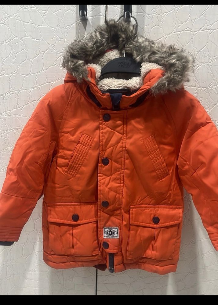 Next Boys Jacket Winters With Soft Fur Lining