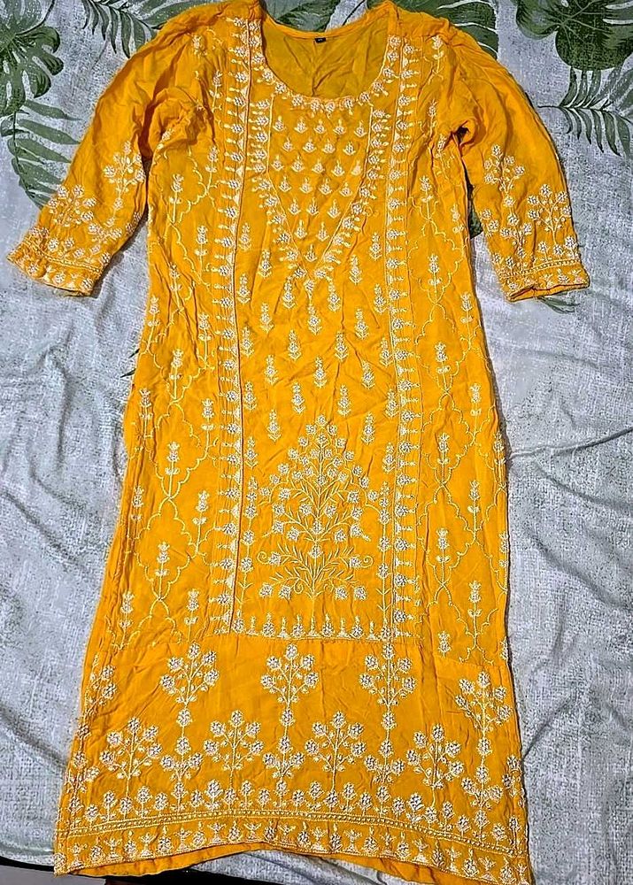 Chanderi Slik Kurta