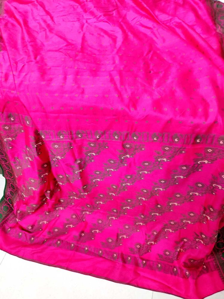 Pure Dhakai Silk Hand Weaving saree