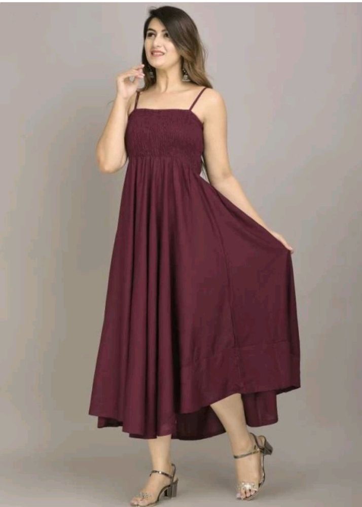 Maroon Frock