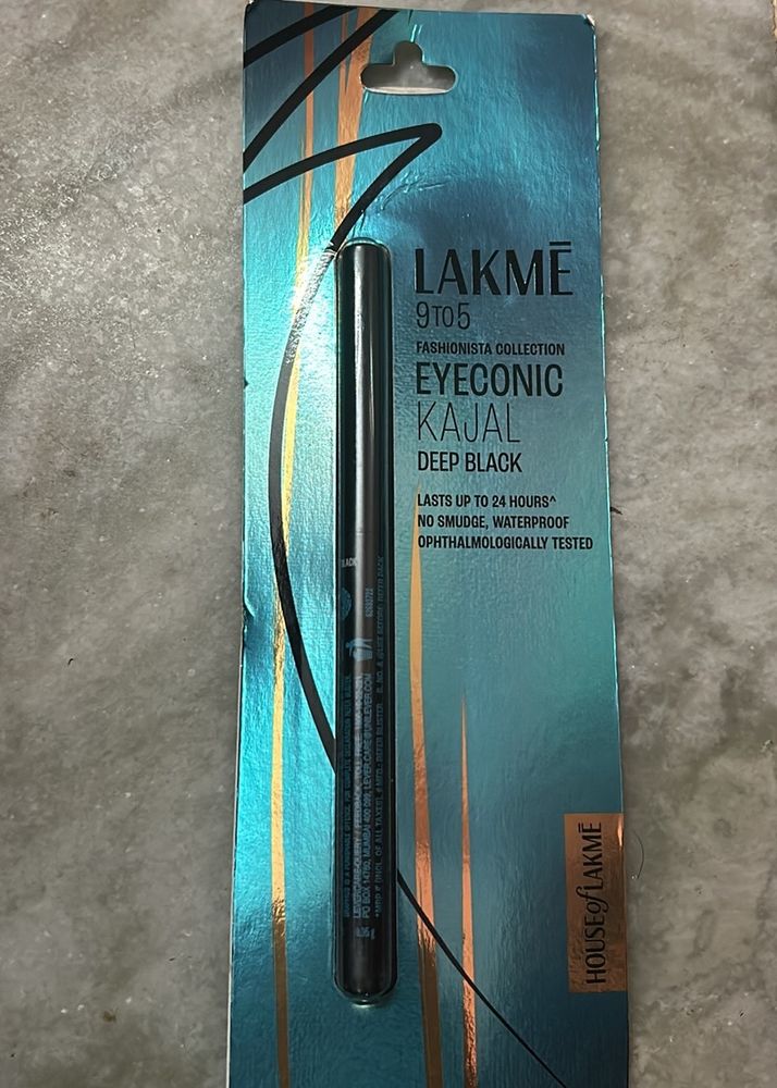 Brand New Lakme Eyeconic Black Kajal Seal Pack