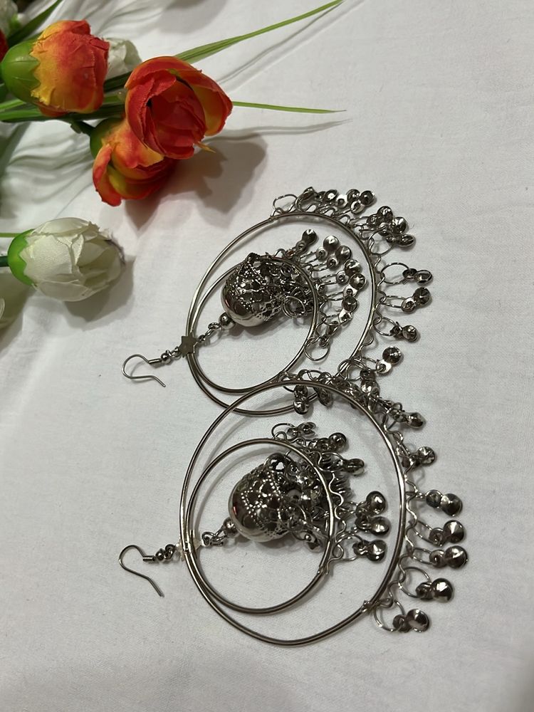 Oxidised Jhumka