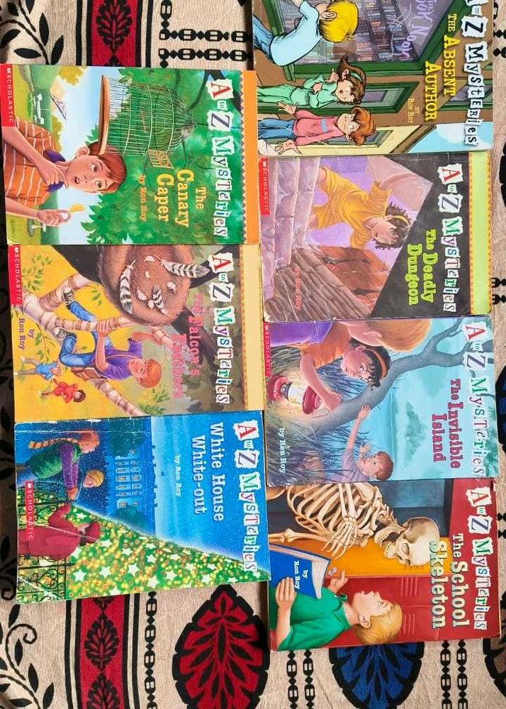 A To Z Mysteries Books Combo Of 7