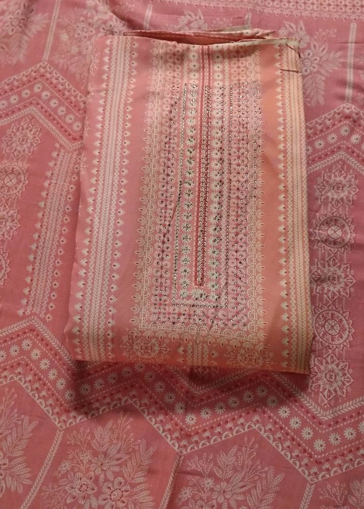 New Peach Kurta Set