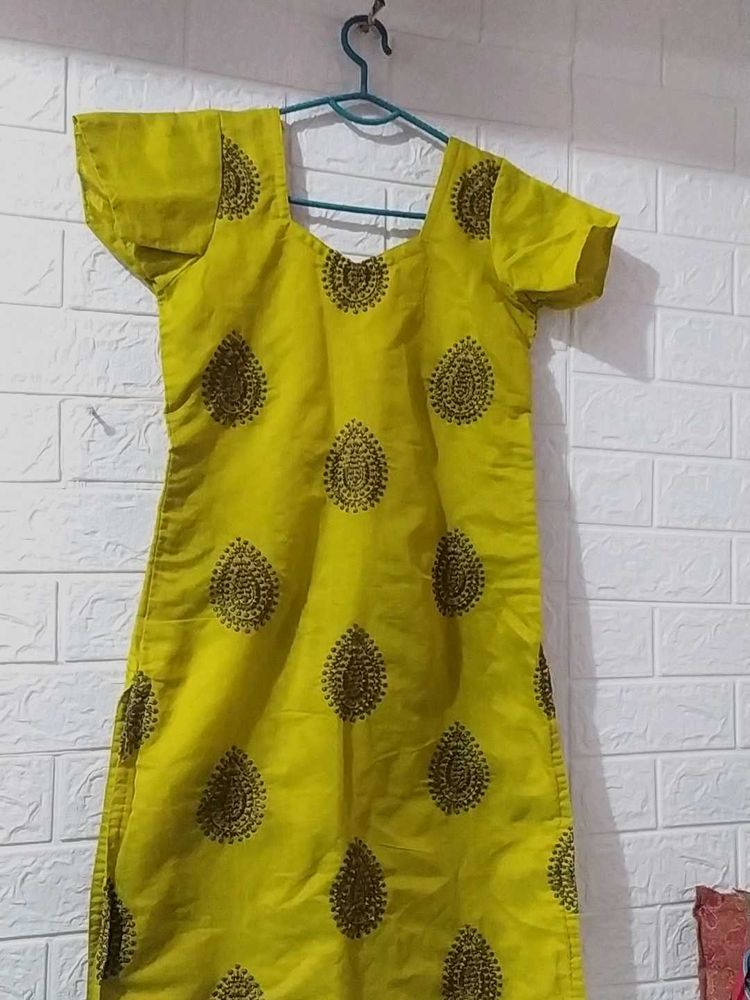 Pretty Lime Green Kurti