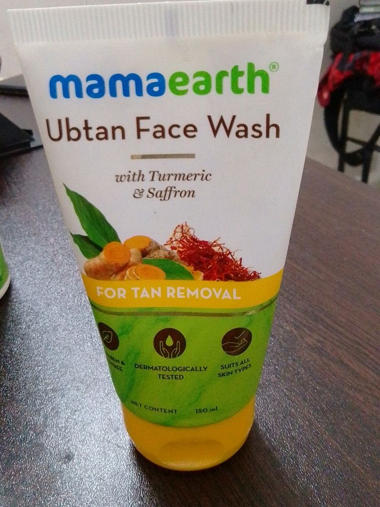 Mamaearth Ubtan Face Wash With A Free Mini Shampoo