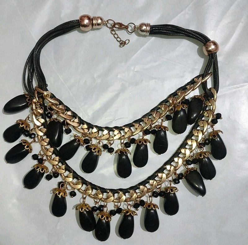 Black & Golden Necklace