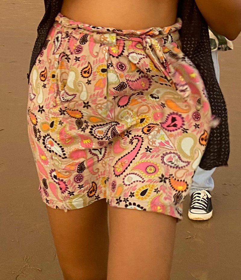 Cute Free size Printed Skirt