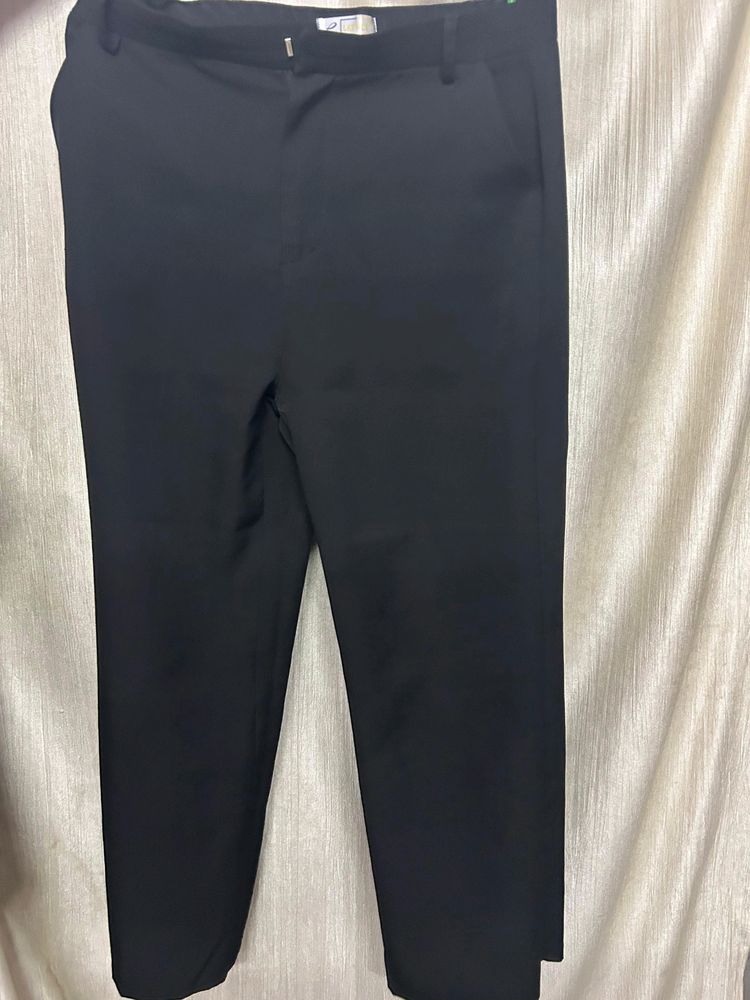 Black Wide Korean Pant