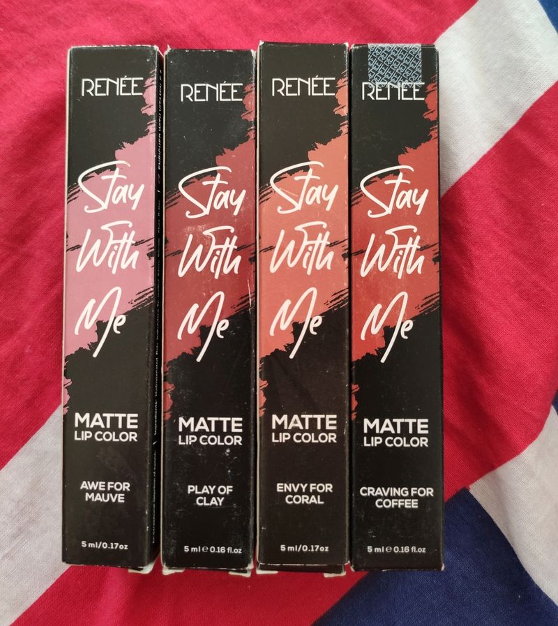 Renee Cosmetics Stay With Me Matte lip Color