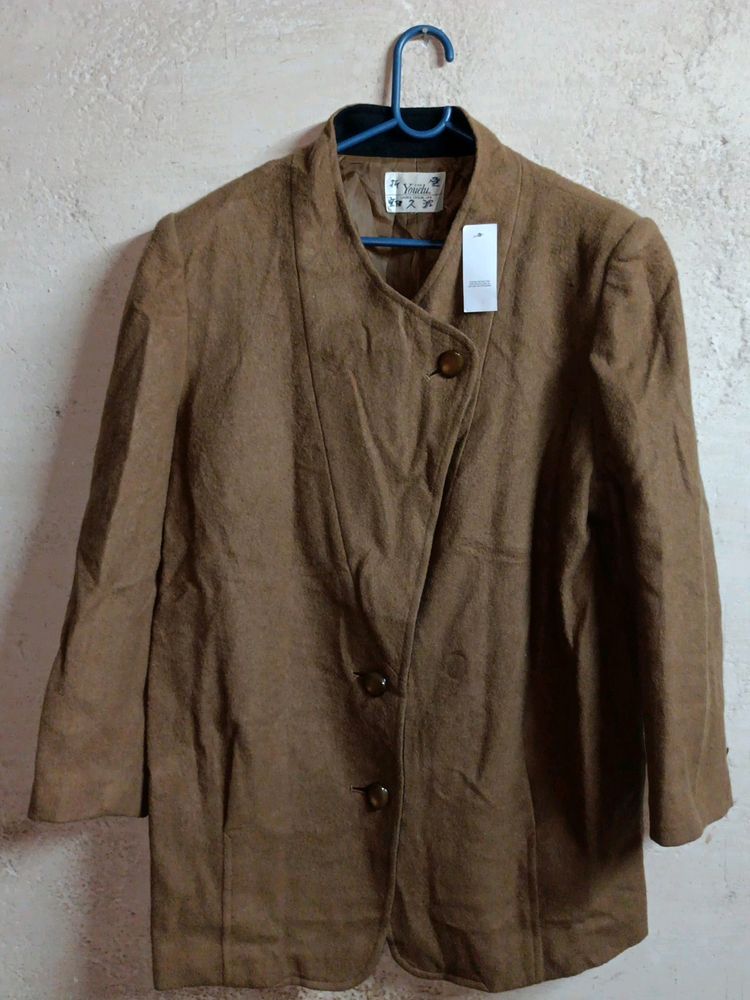 Brown Coat Woolen Jacket