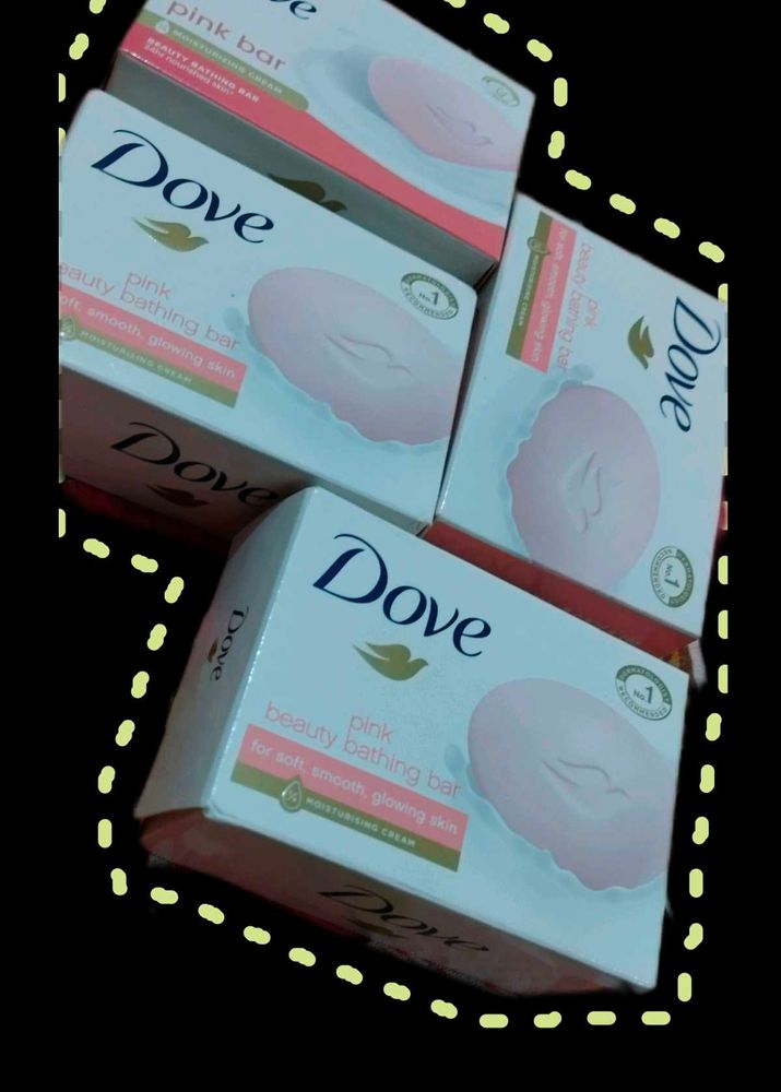 Dove Pink Beauty Soap Bar Pack Of 4