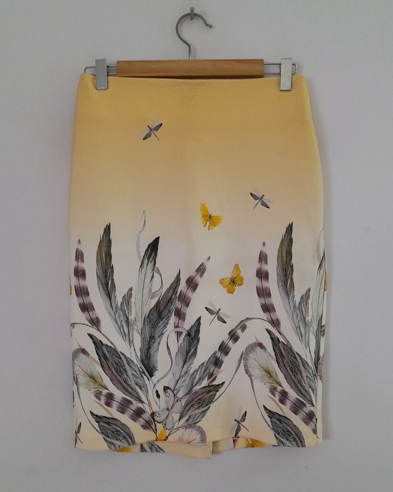 Yellow Printed Skirt (Women's)