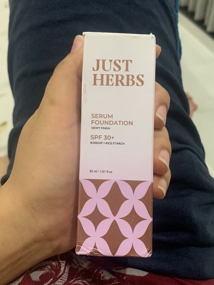 Justherb Serum Foundation-01 Vanilla