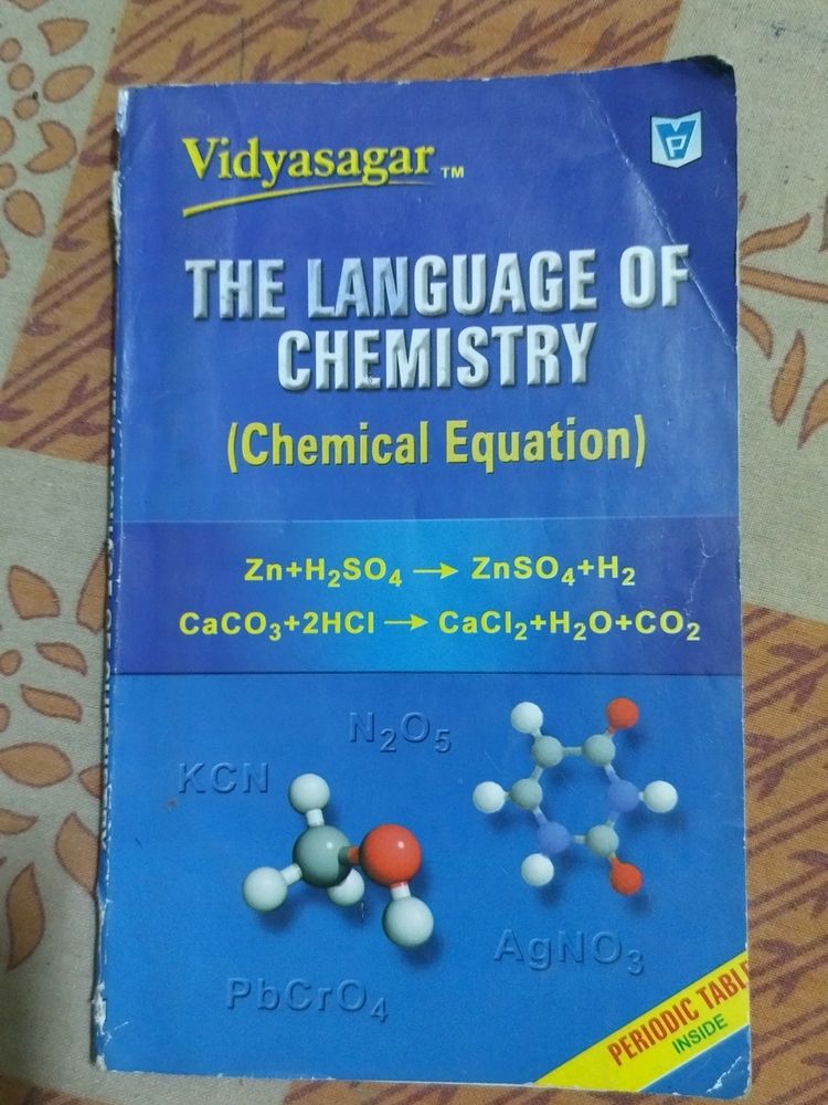 Language Of Chemistry Vidyasagars