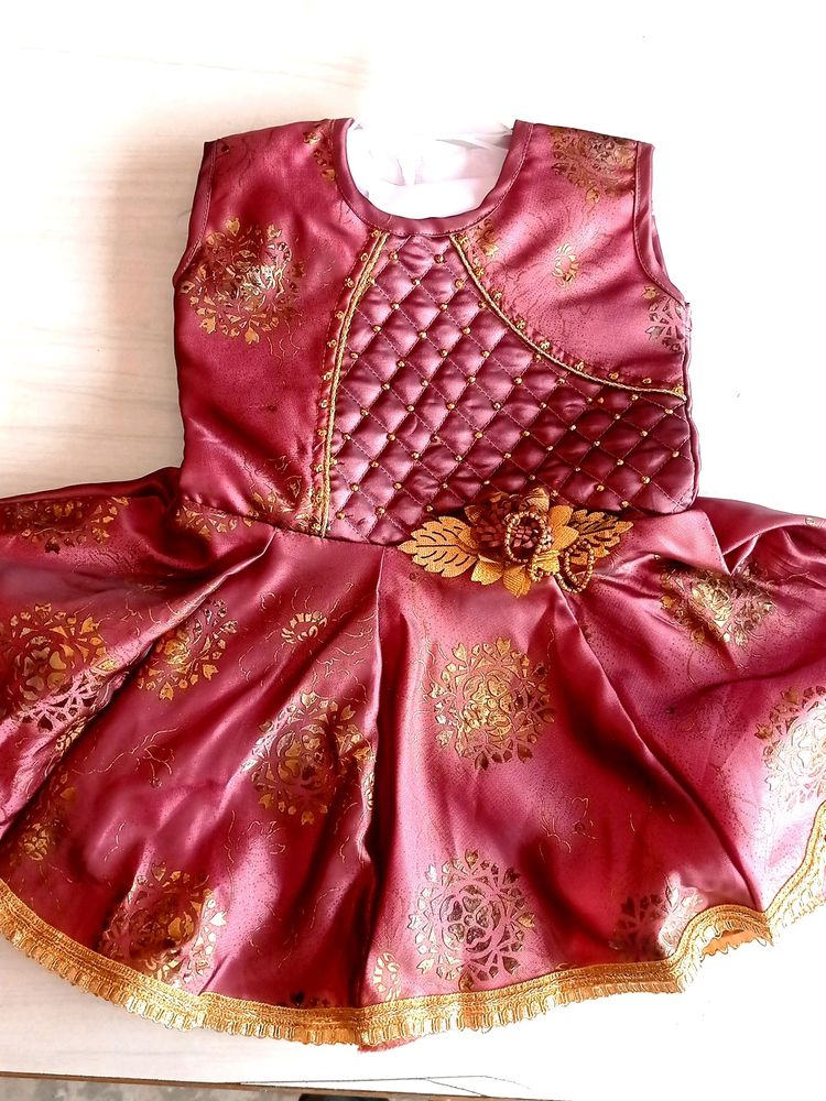 Gown Frock For Little Cute Girl