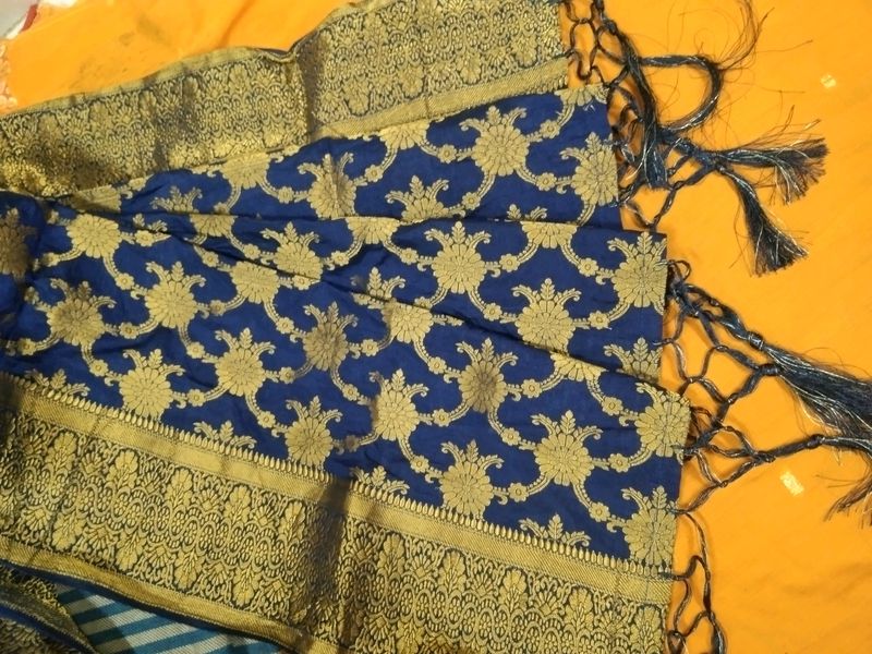 Navy Blue Dupatta